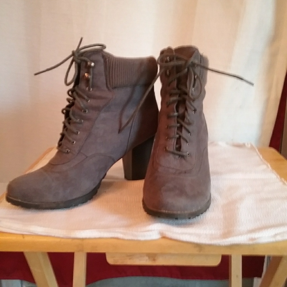 Forever gray ankle boots